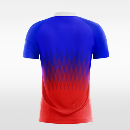 Custom Rainbow Trajectory Sublimation Soccer Tops Jersey