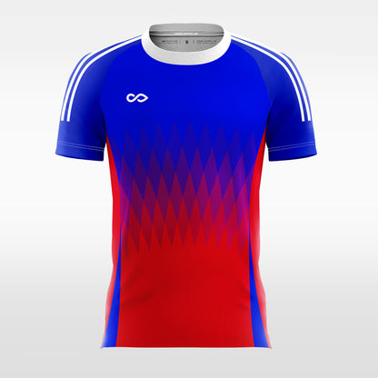 Custom Rainbow Trajectory Sublimation Soccer Tops Jersey