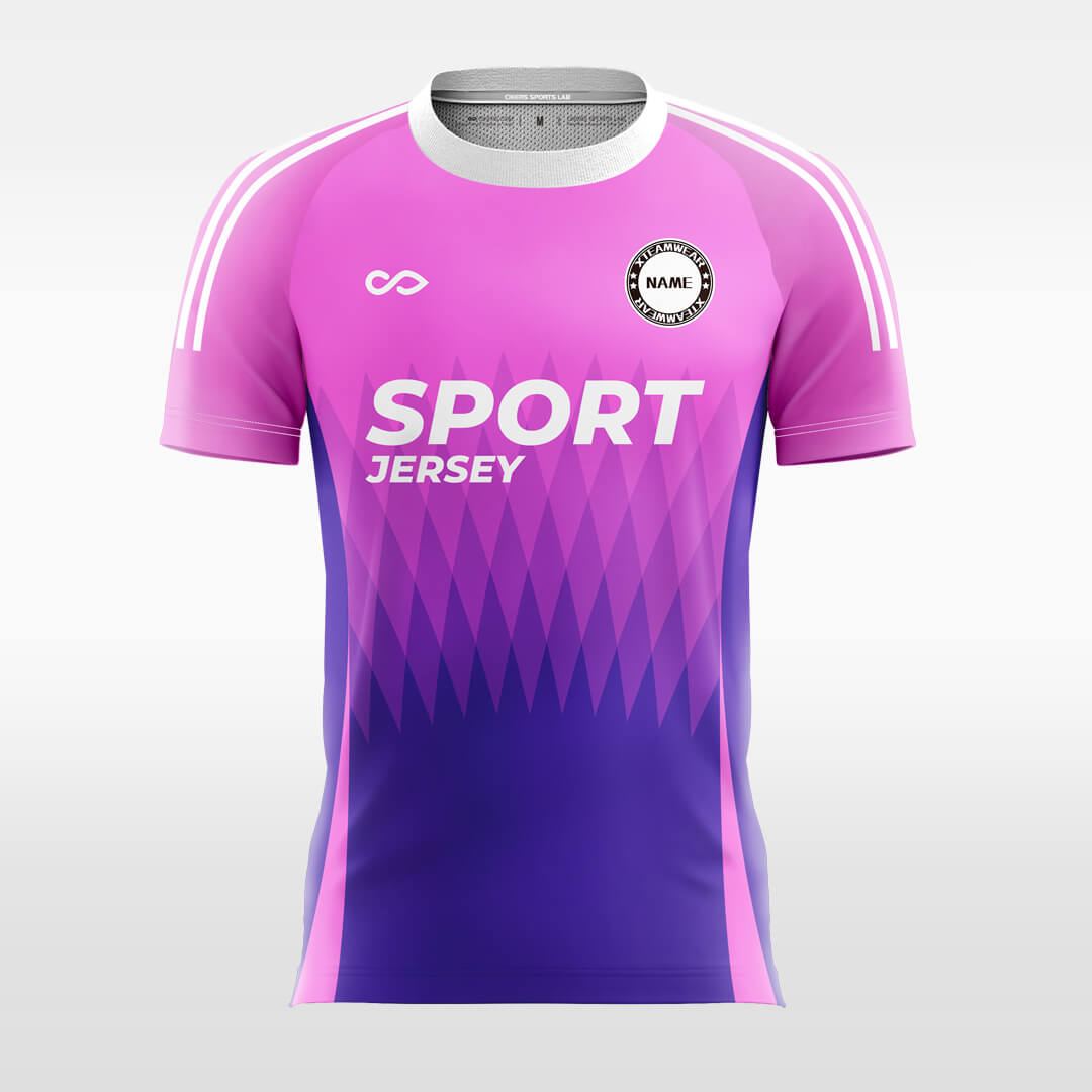 Custom Rainbow Trajectory Sublimation Soccer Tops Jersey