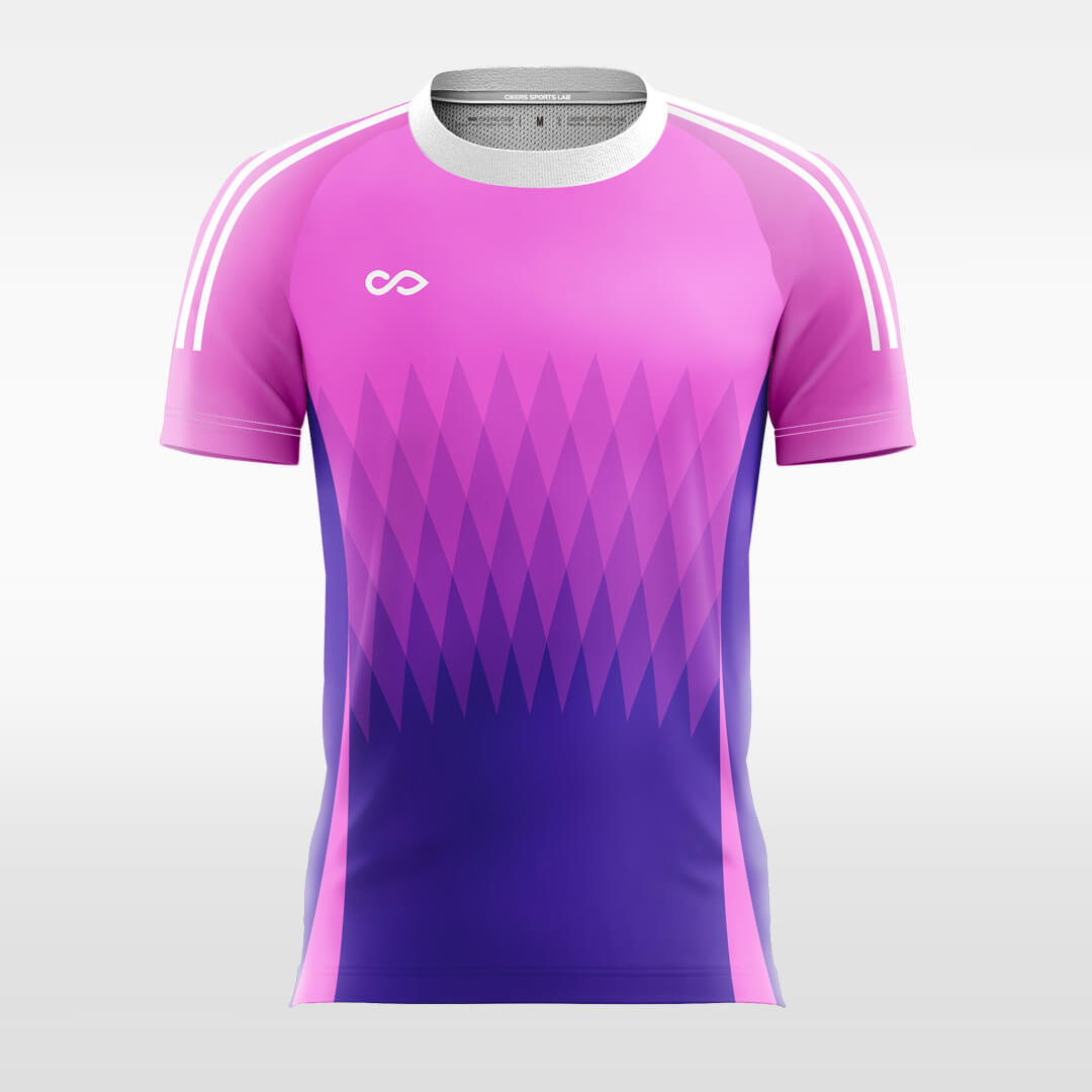 Custom Rainbow Trajectory Sublimation Soccer Tops Jersey