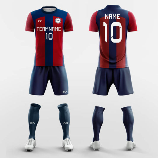 Custom Readily Soccer Jerseys Set Sublimated Design Kit