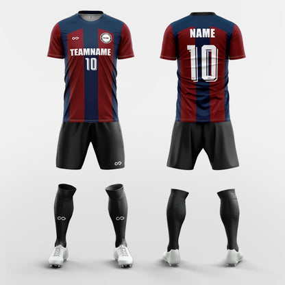 Custom Readily Soccer Jerseys Set Sublimated Design Kit