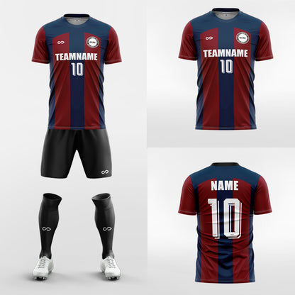 Custom Readily Soccer Jerseys Set Sublimated Design Kit