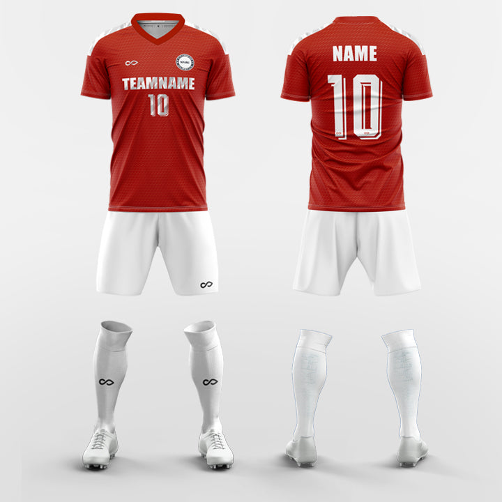 Custom Vacant Soccer Jerseys Set Sublimated Design Kit