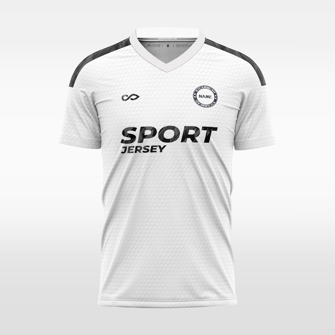 Custom Vacant White Sublimation Soccer Tops Jersey