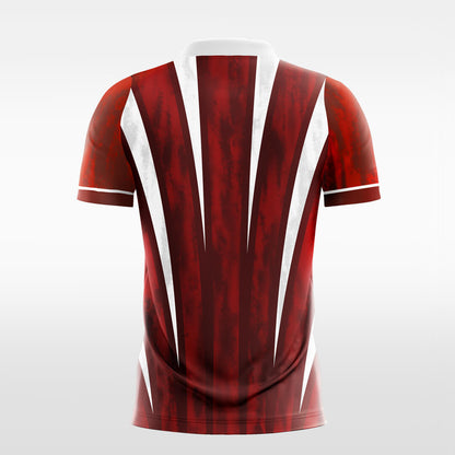 Custom White Line Sublimation Sport Soccer Tops Jersey