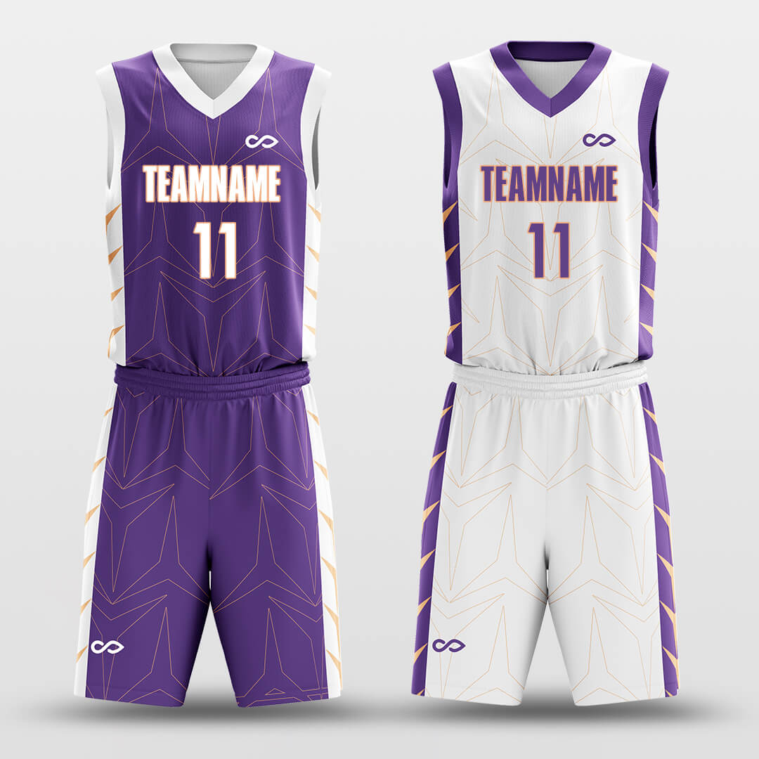 Purple Basketball Jersey Set