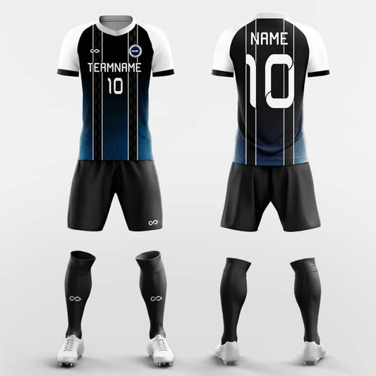 Custom Deep Sea Soccer Jerseys Set Sublimated Design Kit