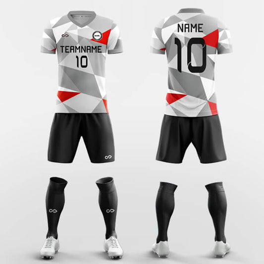 Custom Diamond Soccer Jerseys Set Sublimated Design Kit