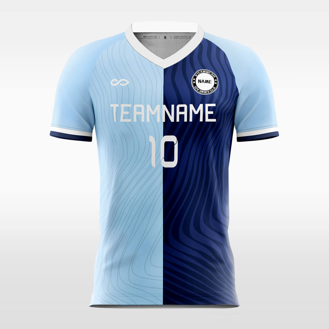 Double Faced 6 - Custom Soccer Jersey Design Sublimated