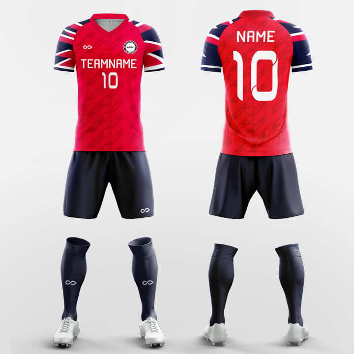 Custom Eagle Wings Soccer Jerseys Set Sublimated Design Kit