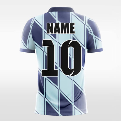 Custom England Rhombic Print Sublimation Sport Soccer Tops Jersey