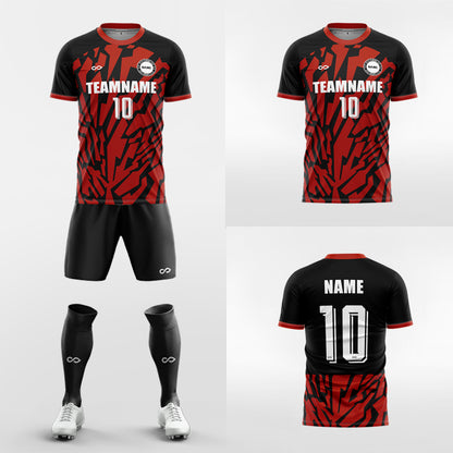 Exquisite- Custom Youth Soccer Jerseys with Shorts Sublimated Kit