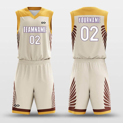 Custom Feathered Maillard Uniform Basketball Jersey Set