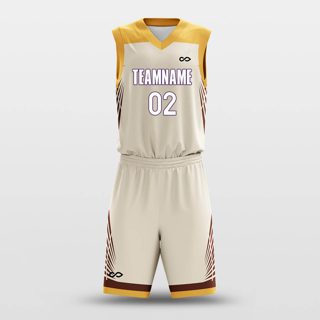 Custom Feathered Maillard Uniform Basketball Jersey Set