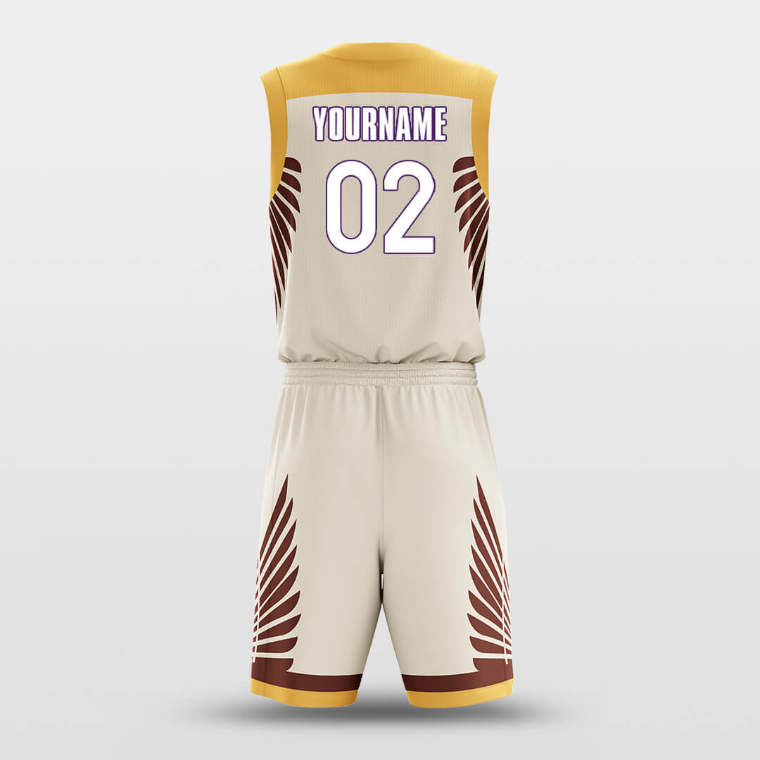 Custom Feathered Maillard Uniform Basketball Jersey Set