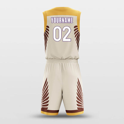 Custom Feathered Maillard Uniform Basketball Jersey Set