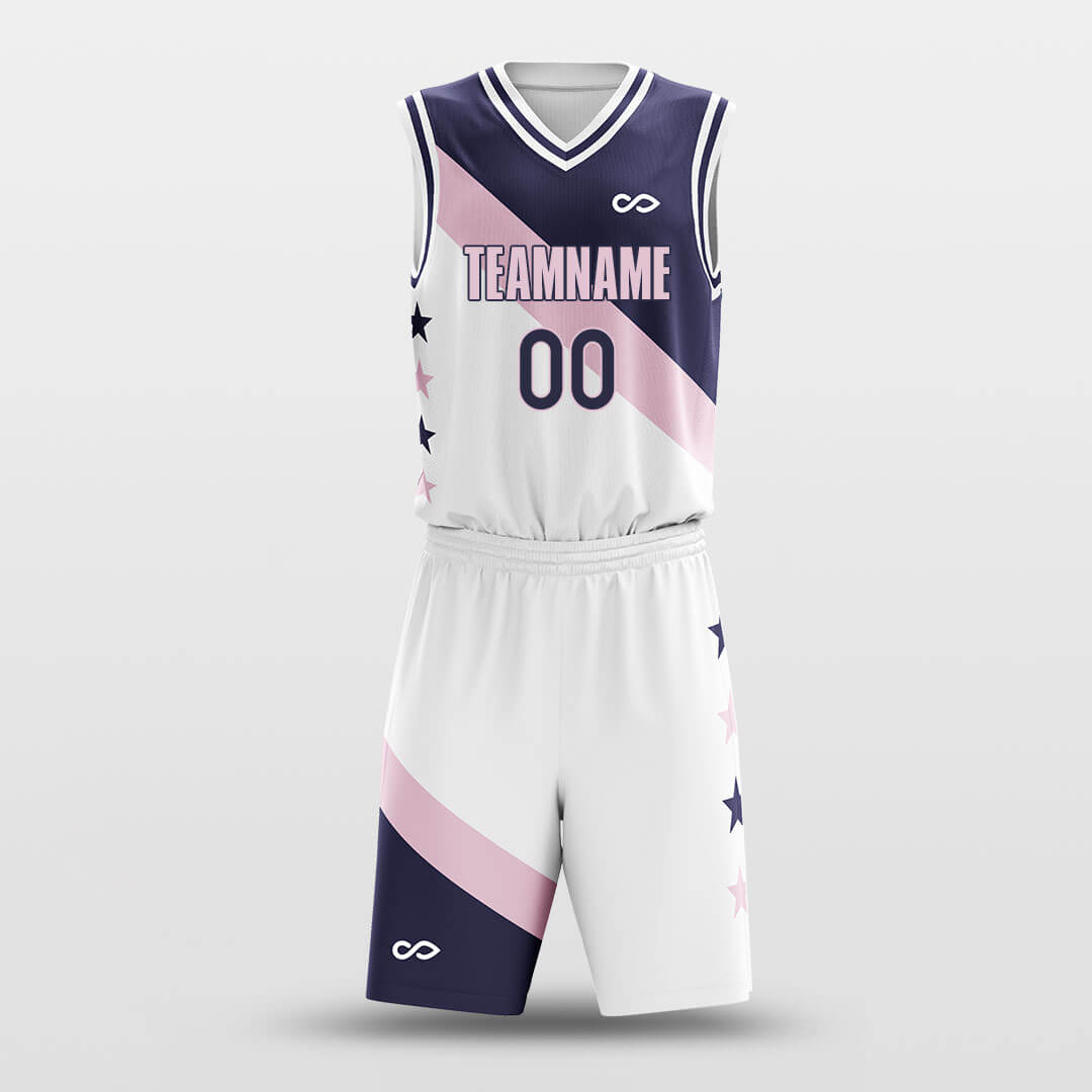 Custom Five-Star Knight Sublimated Basketball Jersey Set