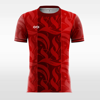 Custom Flame Handball Jersey Design Sublimated