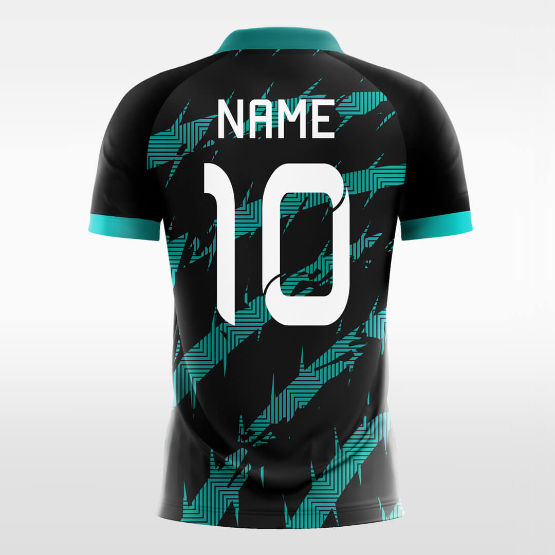 Custom Geometric Pattern Striped Sport Soccer Tops Jersey