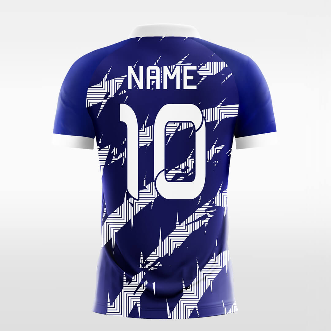 Custom Geometric Pattern Striped Sport Soccer Tops Jersey