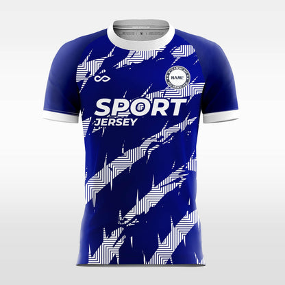 Custom Geometric Pattern Striped Sport Soccer Tops Jersey