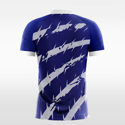 Custom Geometric Pattern Striped Sport Soccer Tops Jersey