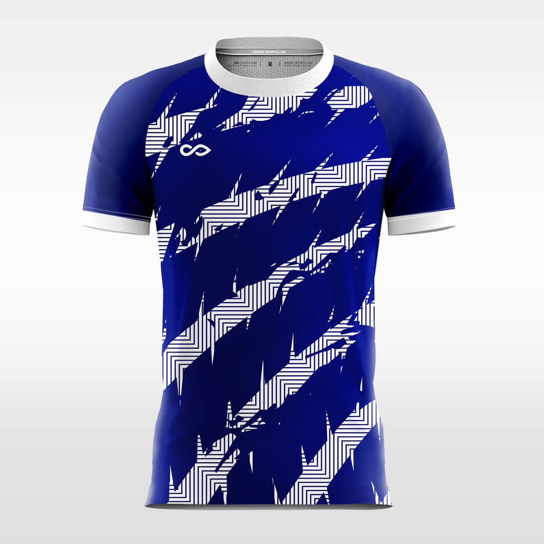 Custom Geometric Pattern Striped Sport Soccer Tops Jersey