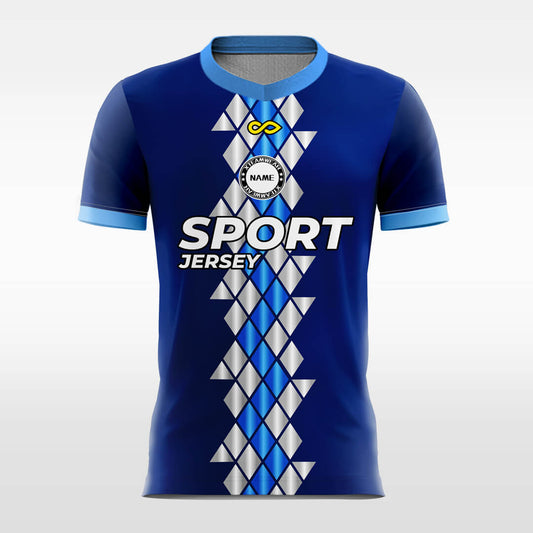 Custom Geometric Storm Sublimation Soccer Tops Jersey