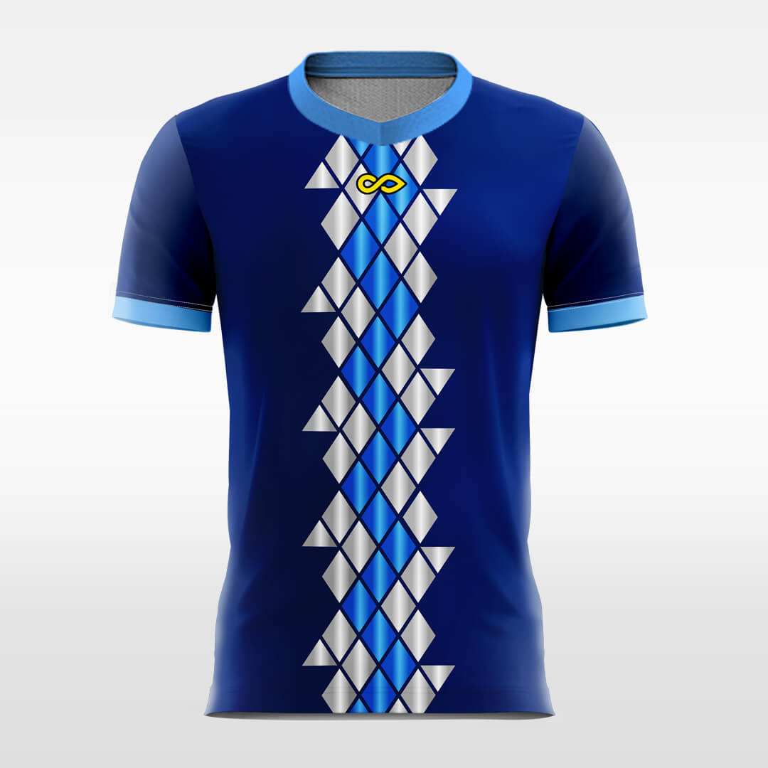 Custom Geometric Storm Sublimation Soccer Tops Jersey