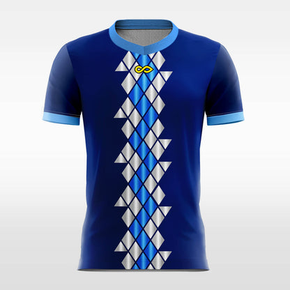 Custom Geometric Storm Sublimation Soccer Tops Jersey