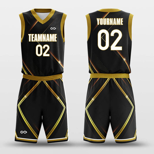 Golden Energy- Custom Sublimated Basketball Jersey Set