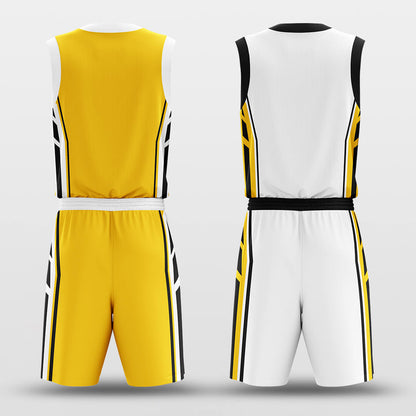 Golden Shield- Custom Reversible Basketball Jersey Set Sublimated