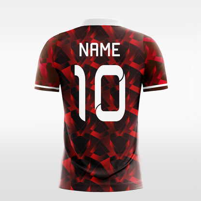 Custom Geometric Pattern Green Sublimation Handball Top Jersey