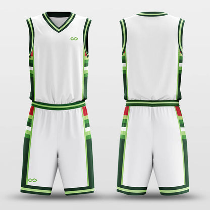 Green Mood - Custom Sublimated Basketball Jersey Set