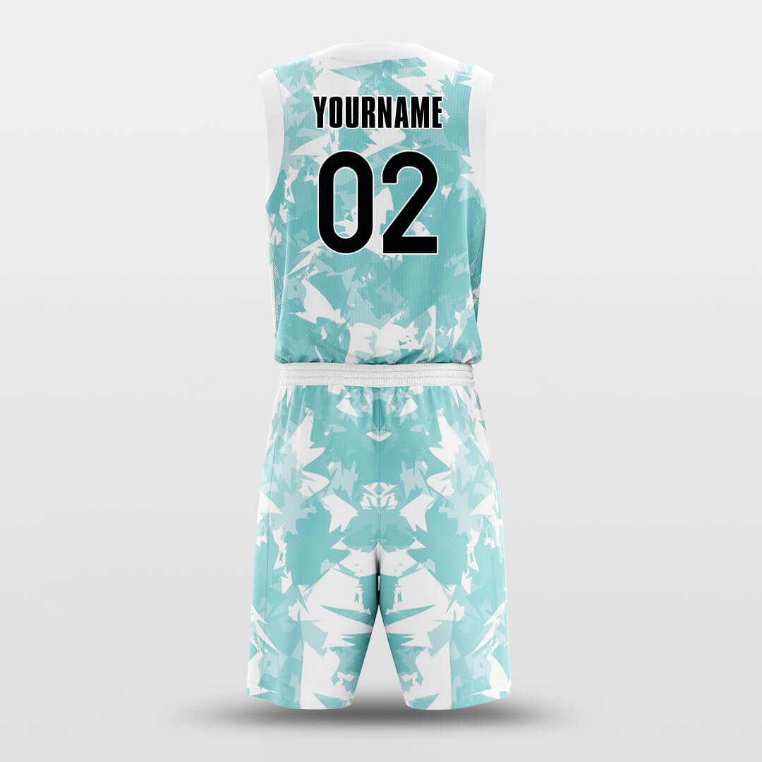Hazy Blue - Custom Sublimated Basketball Jersey Set