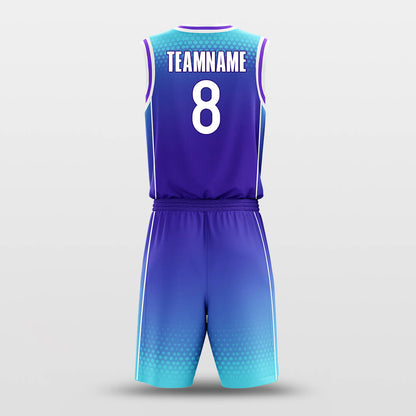 Ice Lake- Custom Sublimated Basketball Jersey Set Fade Fashion