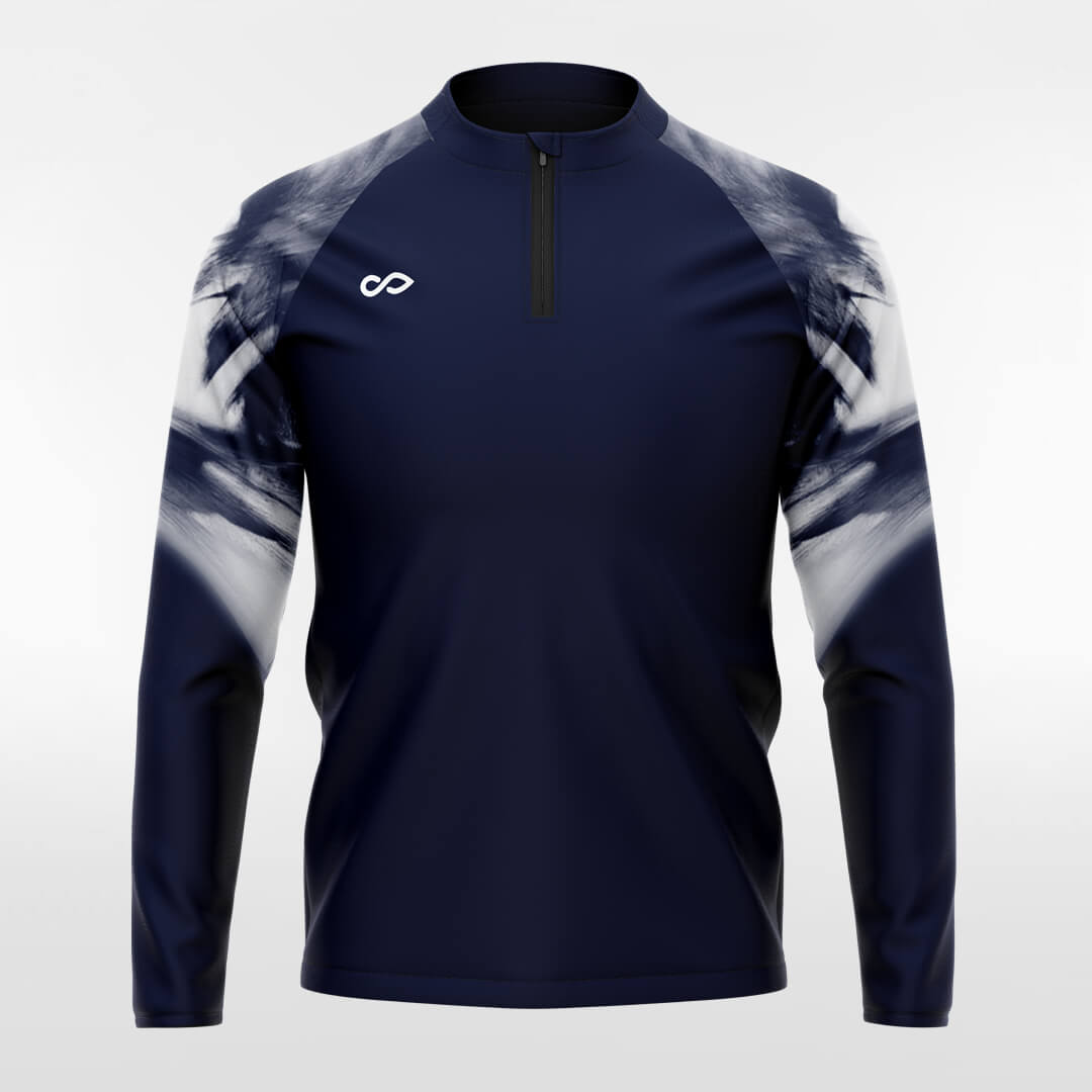 Custom Ink Print Men's 1/4 Zip Jacket