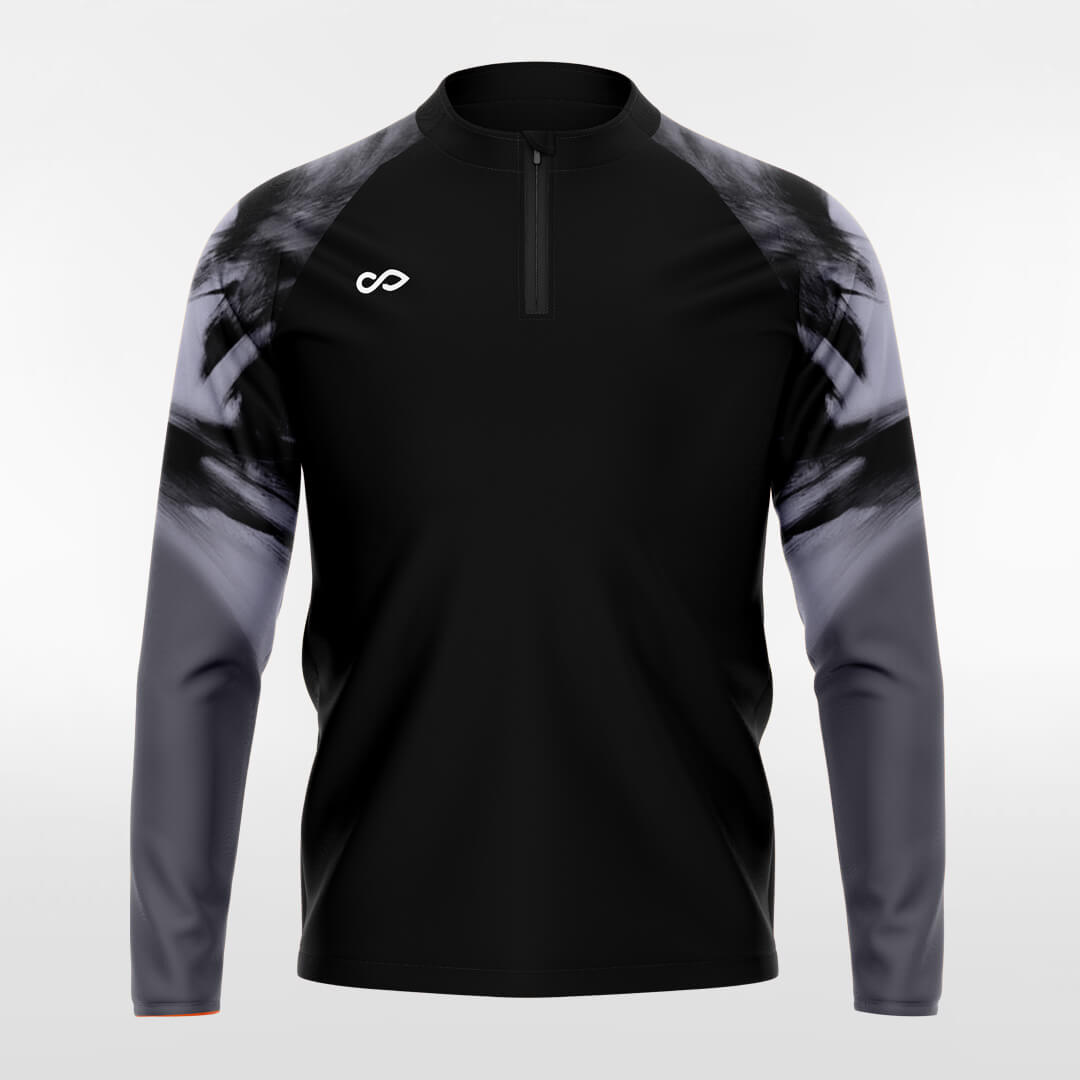 Custom Ink Print Men's 1/4 Zip Jacket