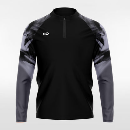 Custom Ink Print Men's 1/4 Zip Jacket