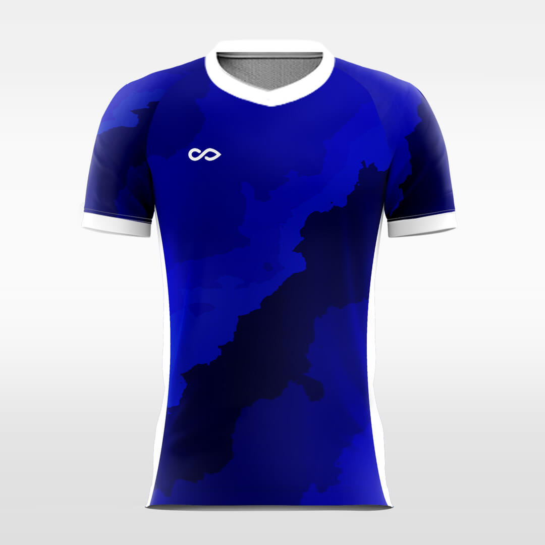 Custom Ink Shading Print Sublimation Soccer Tops Jersey