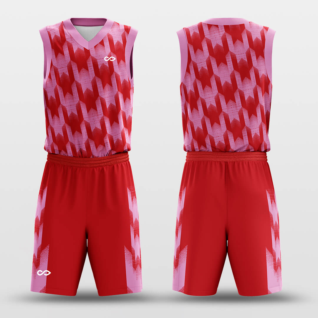 Inverted Reflection - Custom Sublimated Basketball Jersey Set