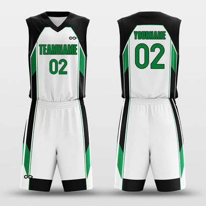 Custom Life Color Block Uniform Basketball Jersey Set