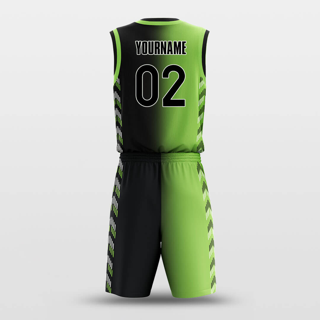 Magic Green- Custom Sublimated Basketball Jersey Set Fade Fashion