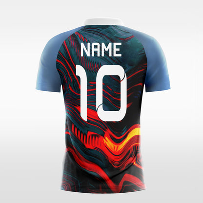 Custom Magma Print Sublimation Handball Tops Jersey