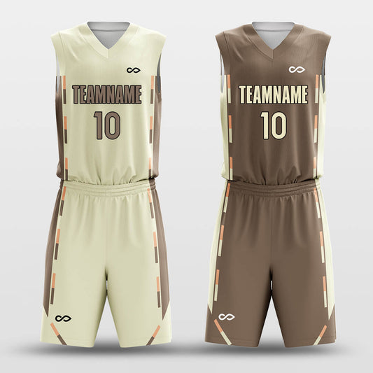 Custom Maillard Design Basketball Jersey Set Reversible Uniform