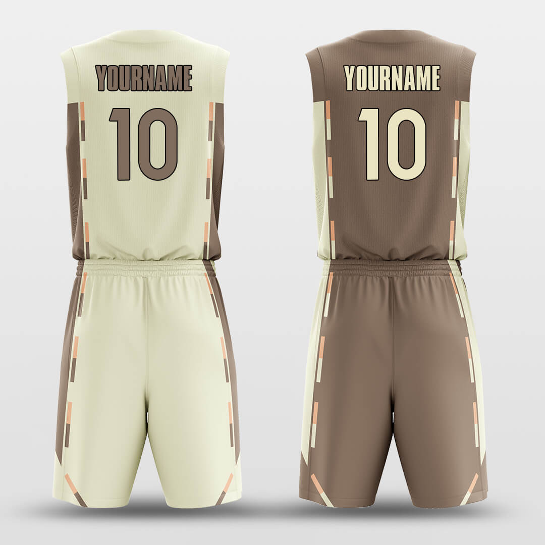 Custom Maillard Design Basketball Jersey Set Reversible Uniform