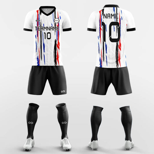 Custom Mark Soccer Jerseys Set Sublimated Design Kit