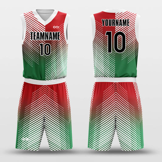 Mecha- Custom Sublimated Basketball Jersey Set Fade Fashion
