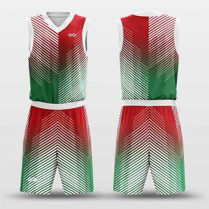 Mecha- Custom Sublimated Basketball Jersey Set Fade Fashion